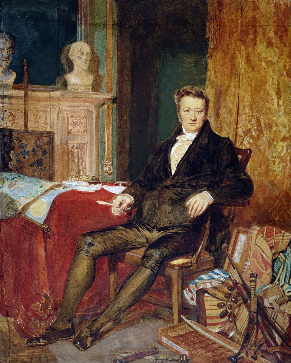 Thomas Clarkson'un (1760-1846) portresi (tuval üzerine yağlı boya) by A.E. Chalons