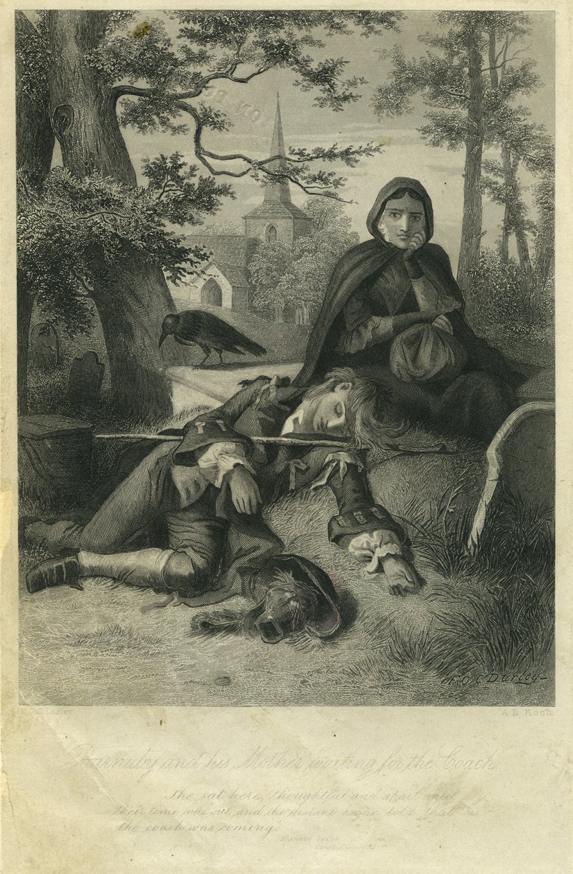 Barnaby ve Annesi Koçu Bekliyor by A.E. and Darley, F.O.C. Koch