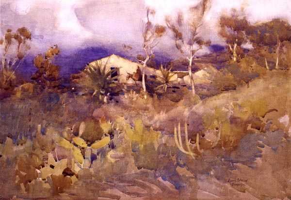 Tenerife (kağıt üzerine sulu boya) by A.J. Patterson