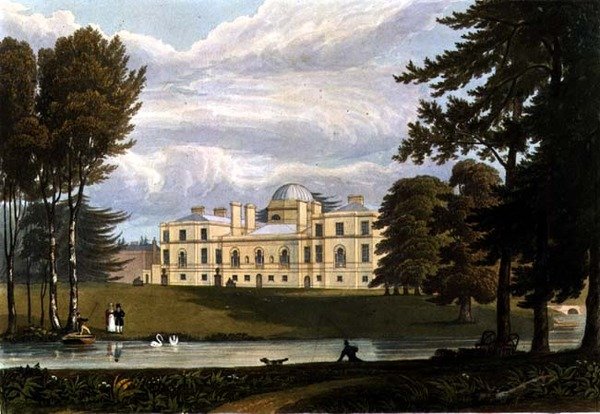 Chiswick Evi, Robert Havell (1769-1832) ve Son tarafından oyulmuş by A.V. Copley (after) Fielding