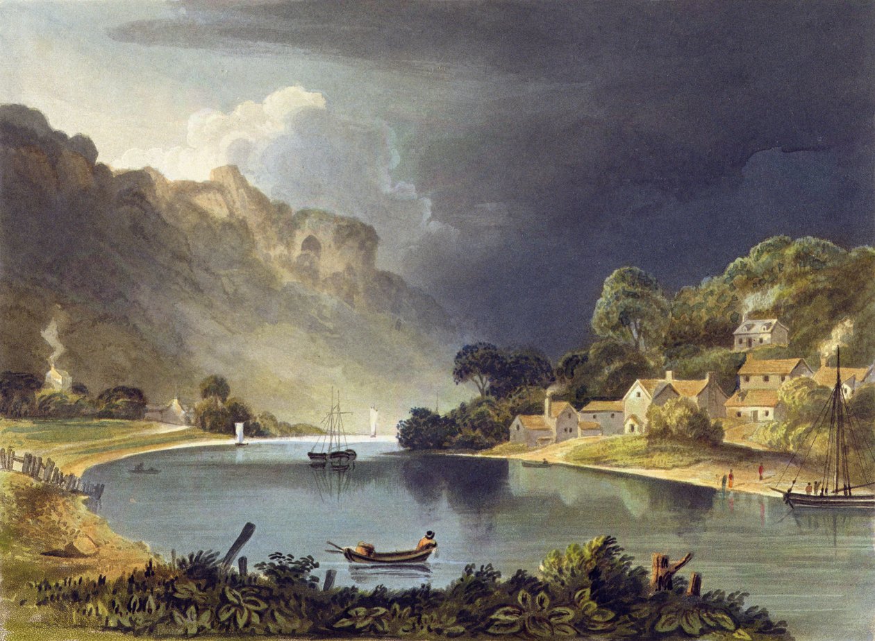 Theodore Henry Fielding (1781-1851), 1818 (el ile boyanmış aquatint) tarafından oyulmuş 