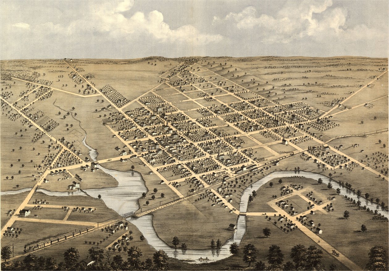  by A.; Chicago Lithographing Co. Ruger