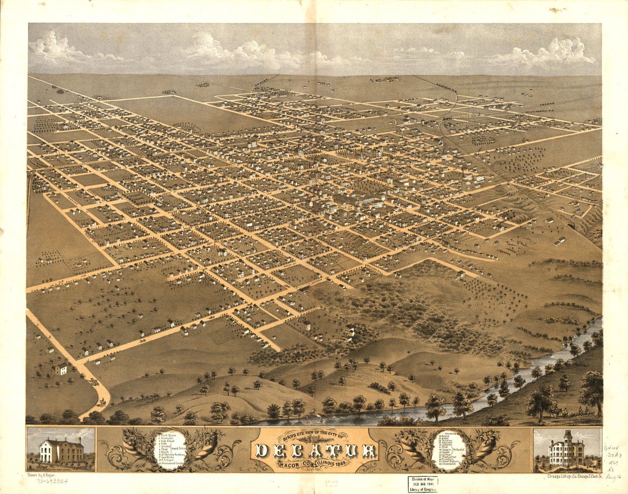  by A.; Chicago Lithographing Co. Ruger