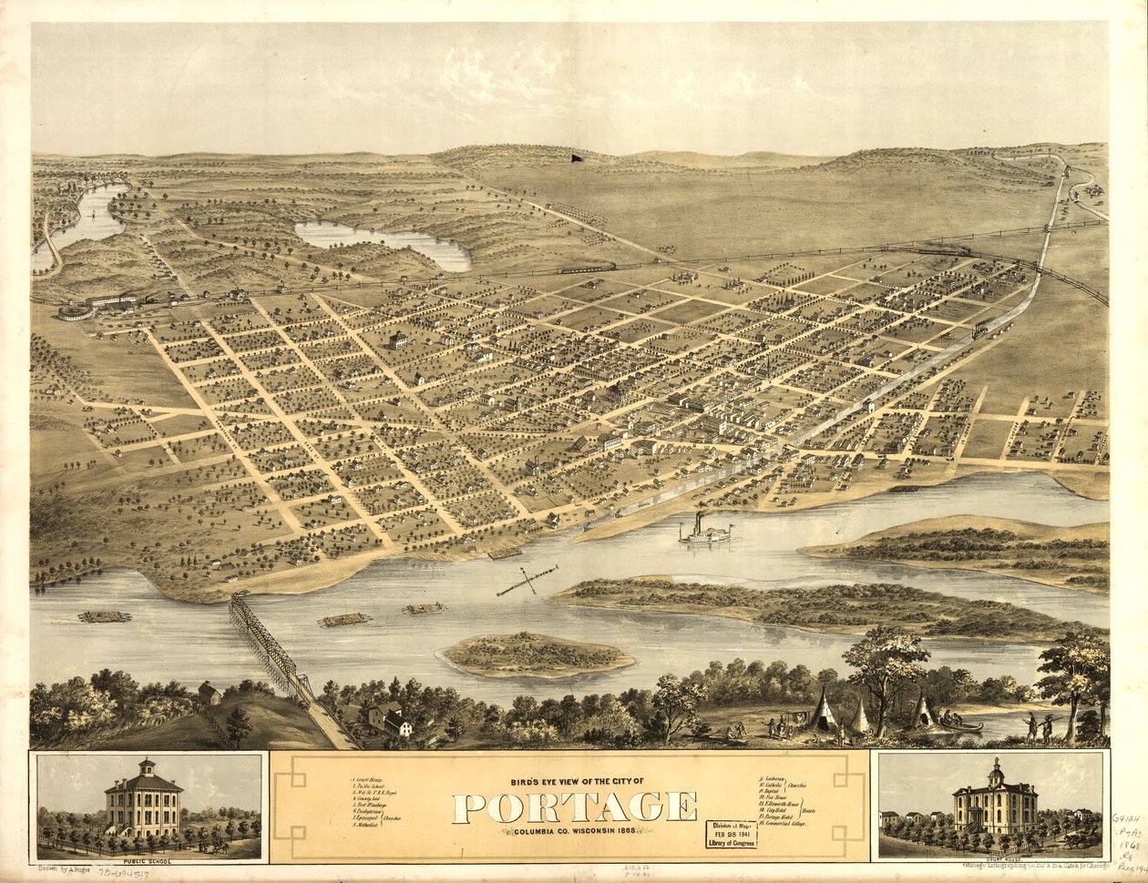  by A.; Chicago Lithographing Co. Ruger