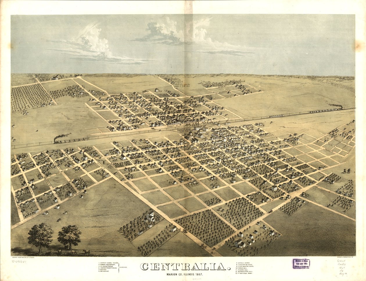  by A.; Chicago Lithographing Co. Ruger