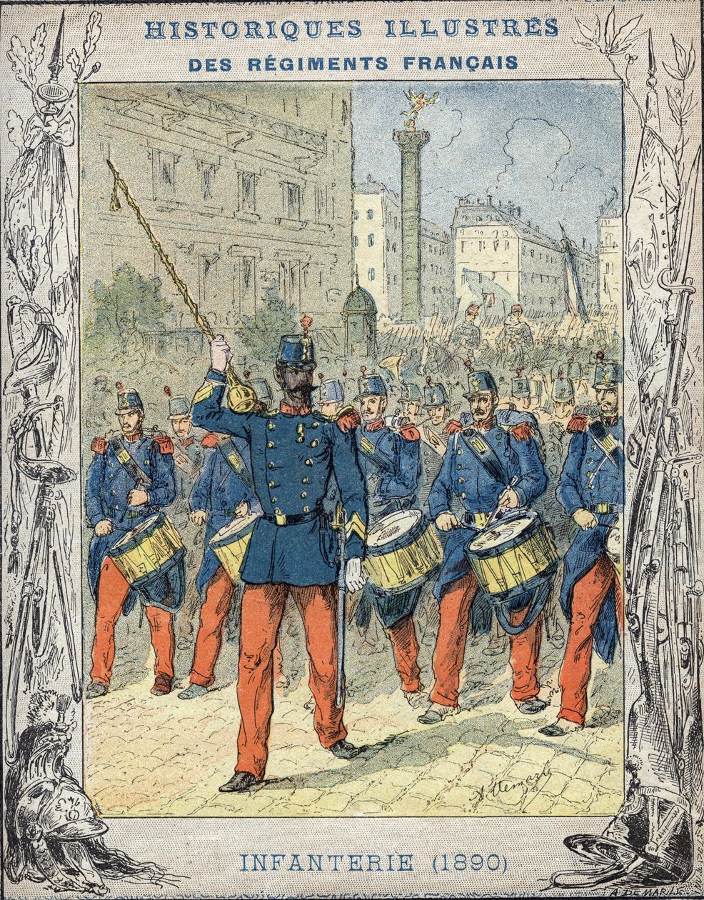 Fransız piyade by A. Demarle