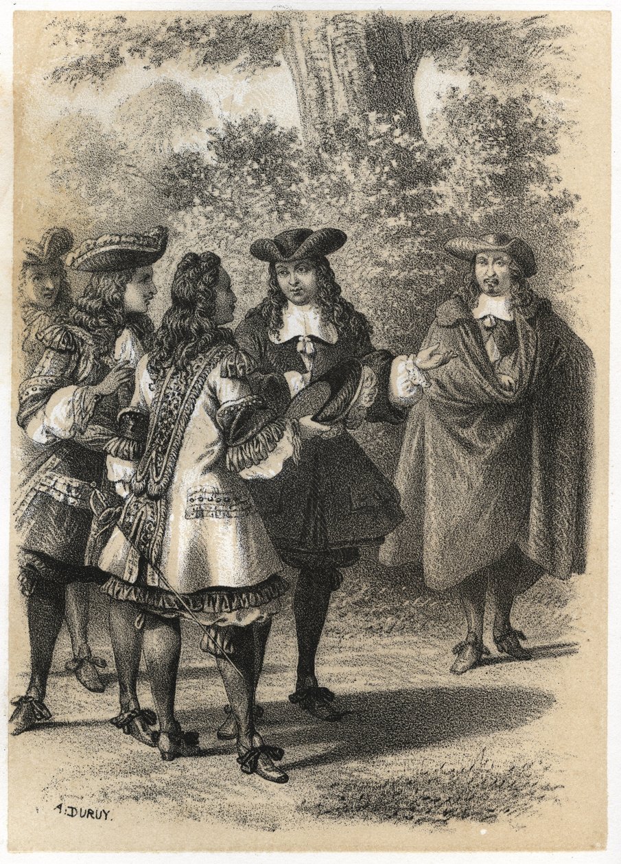 Jean Racine (1639-1699) ve Pierre Corneille (1606-1684) arasında Paris