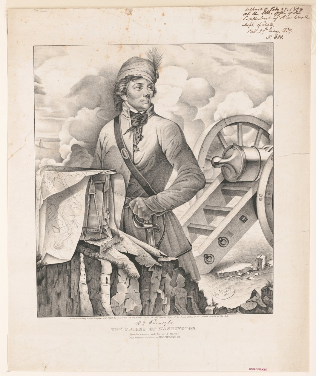 Thaddeus Kosciuszko, Washington
