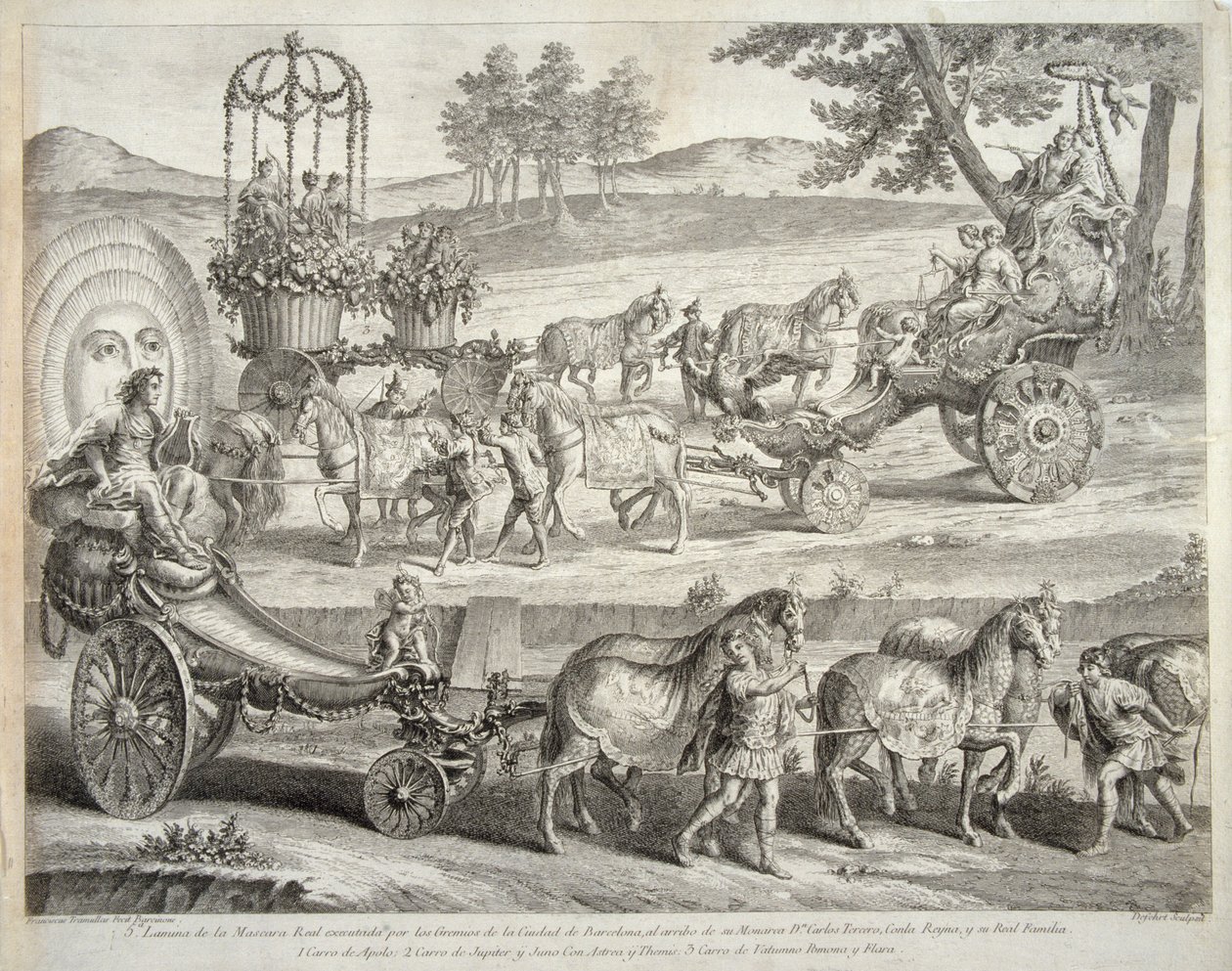 Apollon Arabası, 1764 by A. J. De Fehrt