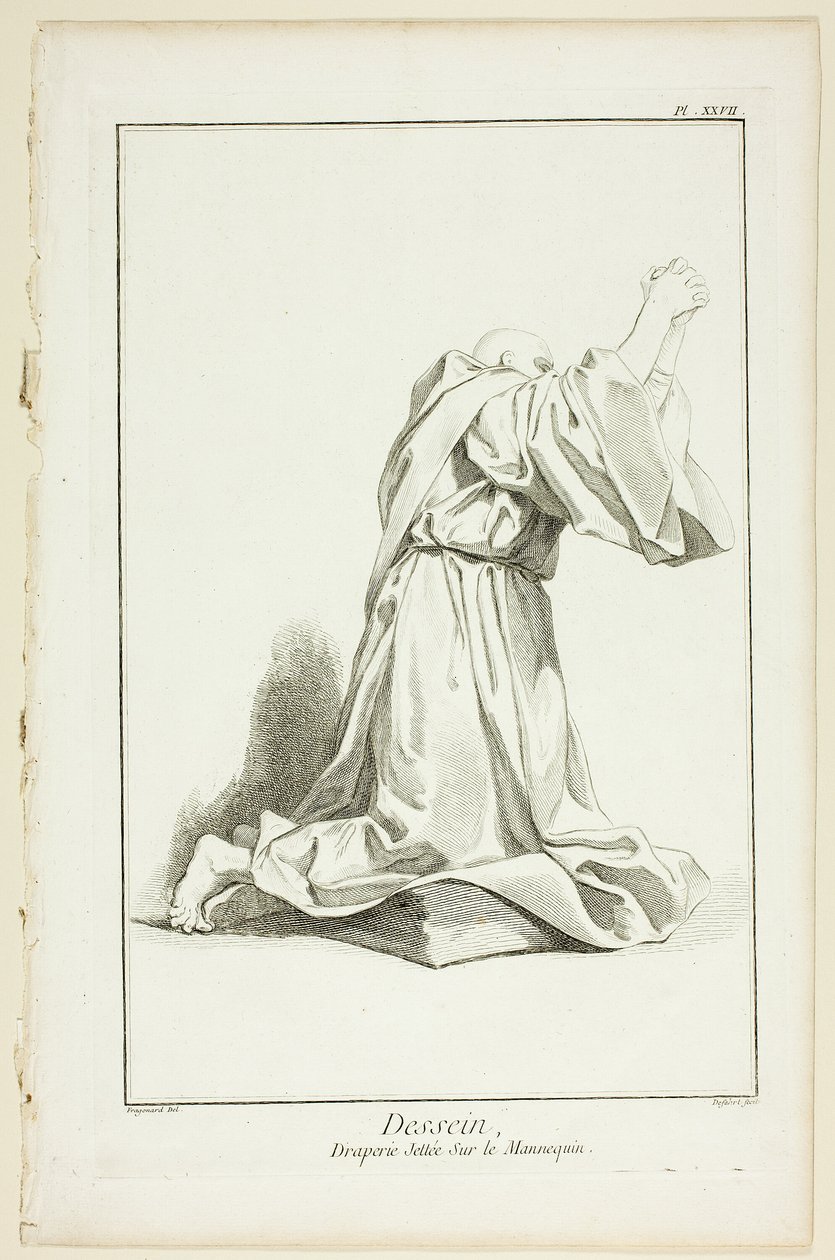 Tasarım: Bir Model Üzerine Düzenlenen Perdelik, Encyclopédie'den by A. J. Defehrt