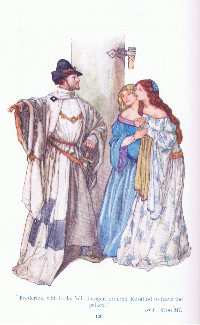 Frederick, öfkeli bir ifadeyle, Shakespeare pub