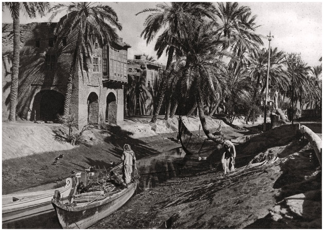 Serai Deresi, Basra, Irak, 1925 by A. Kerim