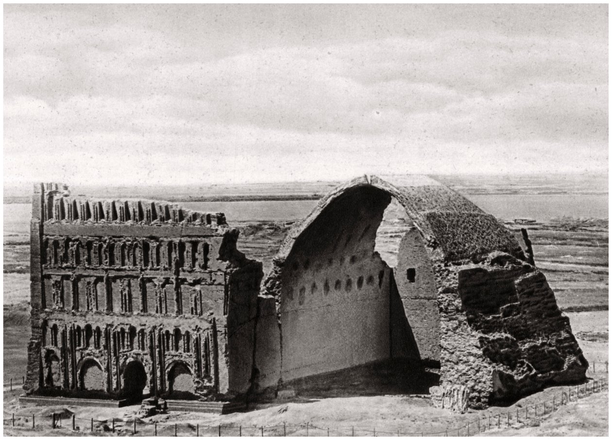Havadan Tak-i Kisra, Ctesiphon, Irak, 1925 by A. Kerim