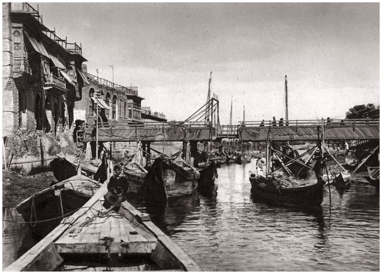 Whiteley Köprüsü, Ashar Deresi, Basra, Irak, 1925 by A. Kerim