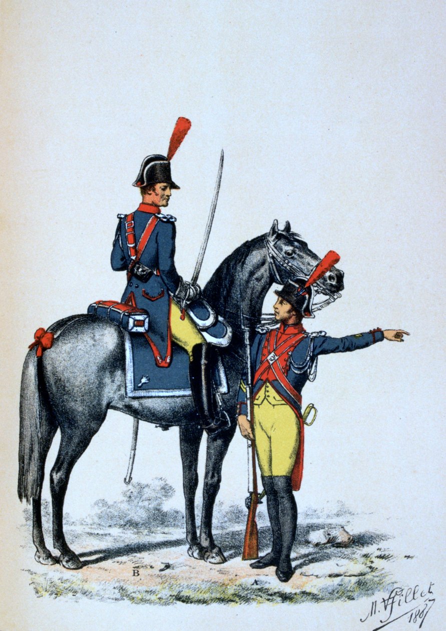 Paris İmparatorluk Jandarma Komutanlığı, 1813 1887 by A. Lemercier