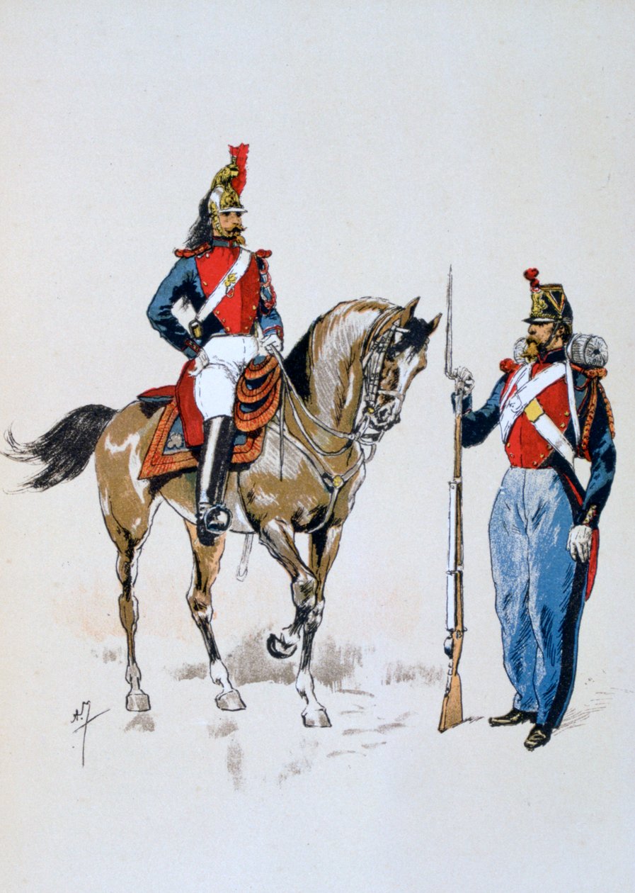 Paris Muhafızları, 11 Aralık 1852 - 10 Eylül 1870 1887 by A. Lemercier