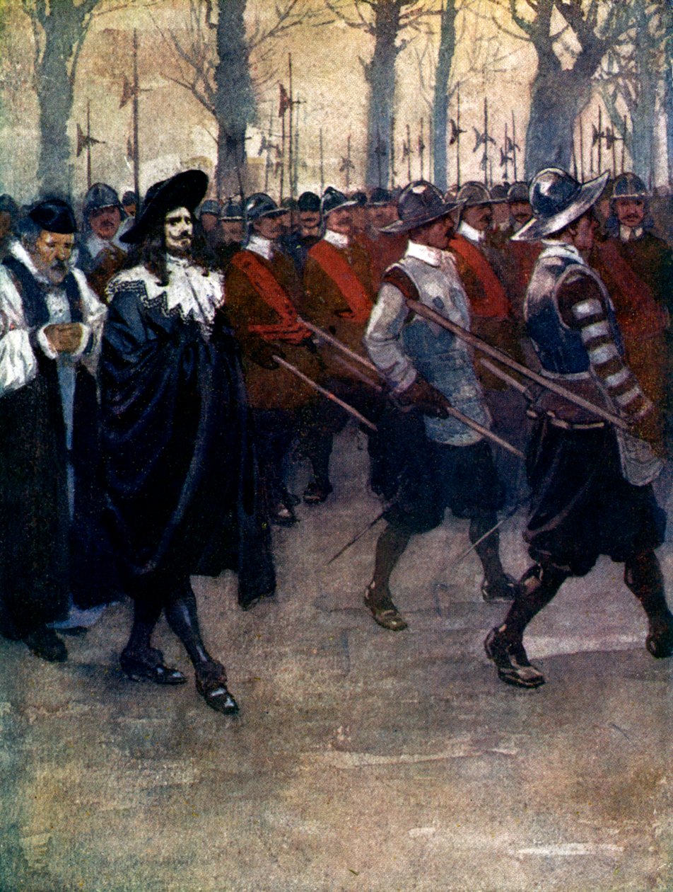 Kral Charles, Londra sokaklarında son kez yürüdü, 1649, 1905. by A. S. Forrest