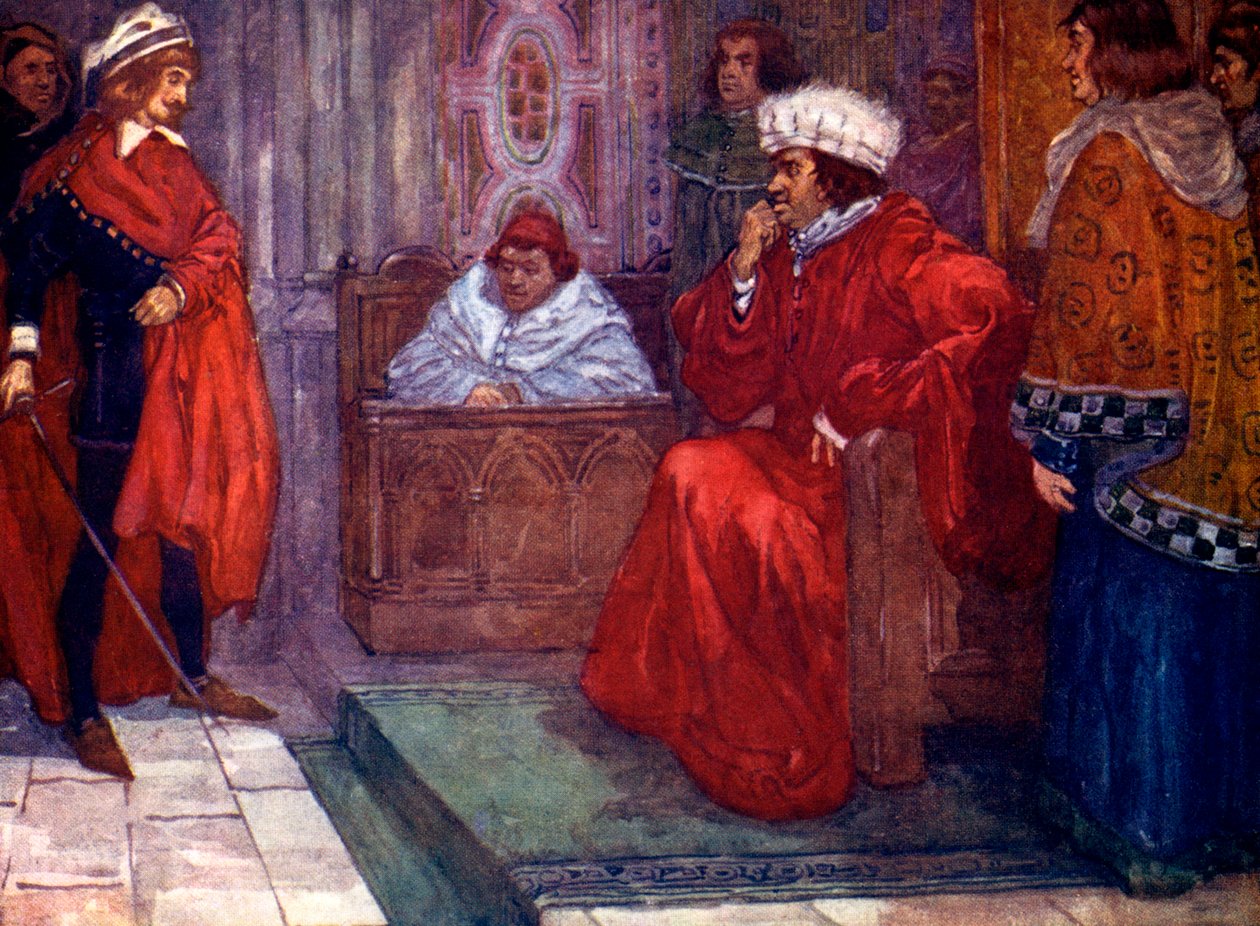...Seni hapse gönderiyorum, dedi Yargıç Gascoigne, 14. yüzyıl, 1905 by A. S. Forrest