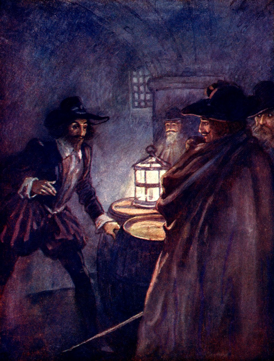 Sert adamlar kılıçlarını çekmişler, 1605, 1905. by A. S. Forrest