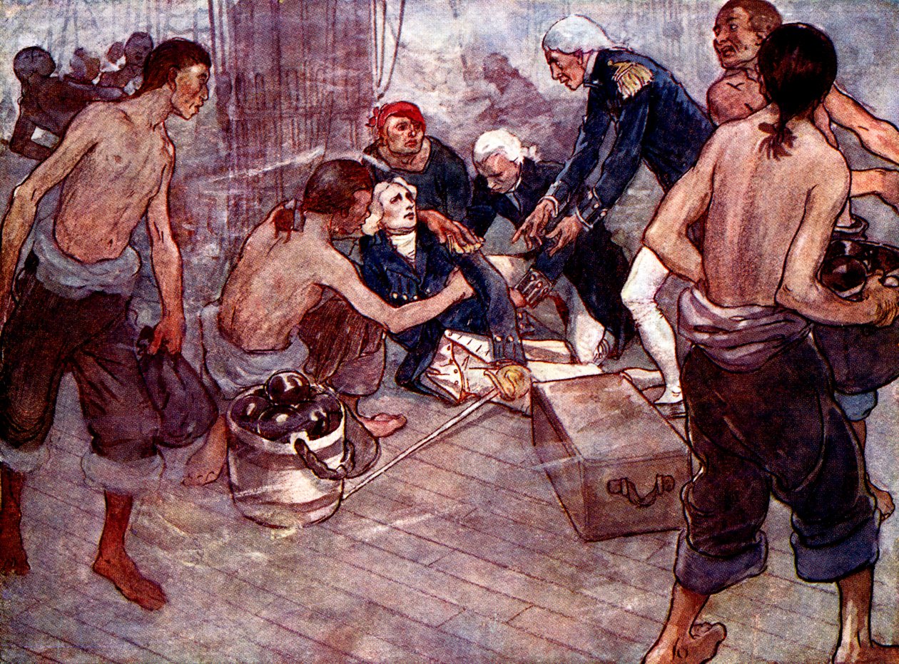 Sonunda benim için yaptılar, Hardy, dedi Nelson, 1805, 1905. by A. S. Forrest