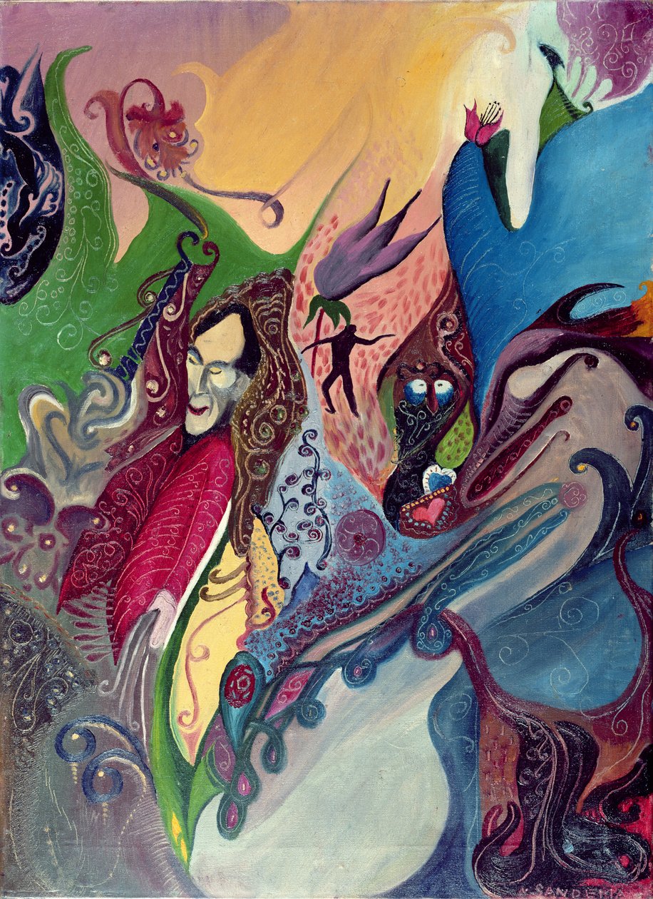 Fantezi (tuval üzerine yağlı boya) by A. Sandeman