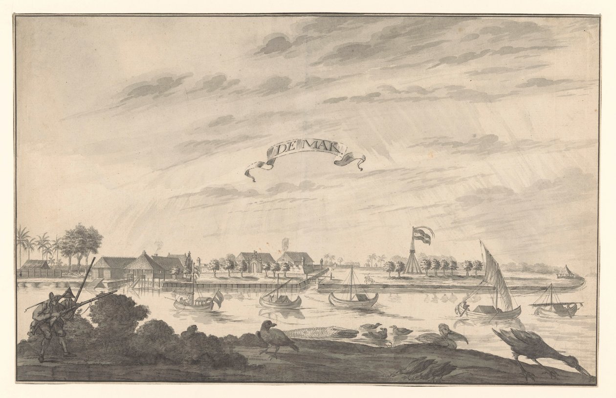 Demak De Mak'ın görünümü (nesne üzerindeki başlık) by A. de Nelly (possibly)