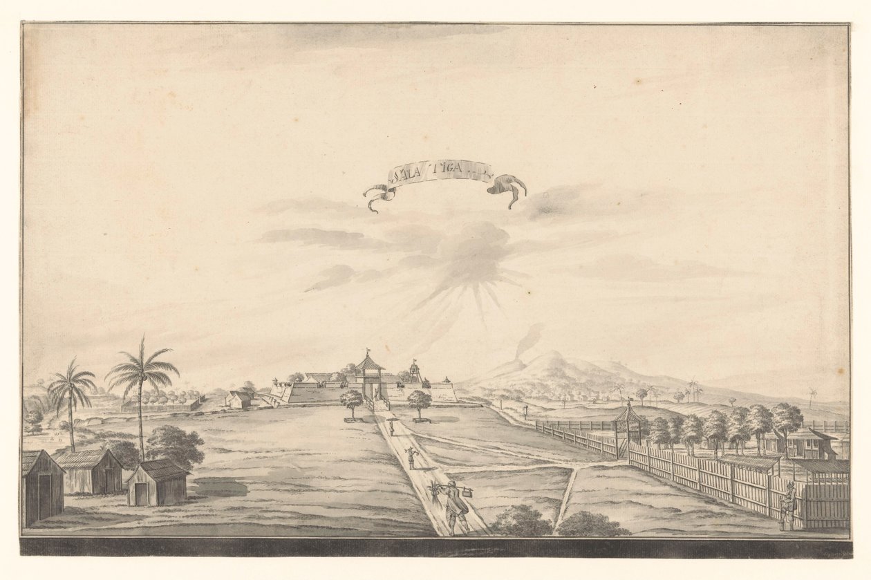 Salatiga kalesinin görünümü Salatiga (nesne üzerindeki başlık) by A. de Nelly (possibly)