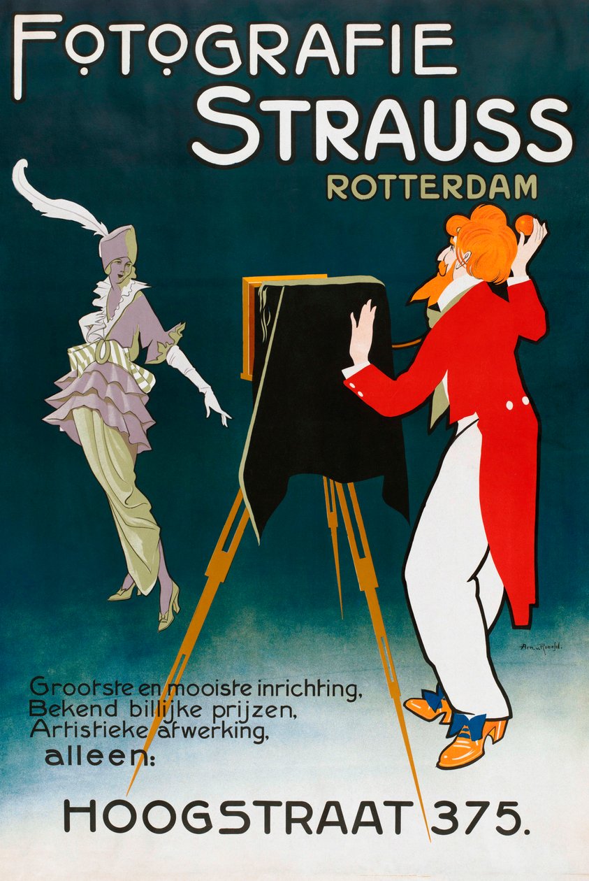 1914 afiş reklam fotoğraf stüdyosu by A. von Roessel