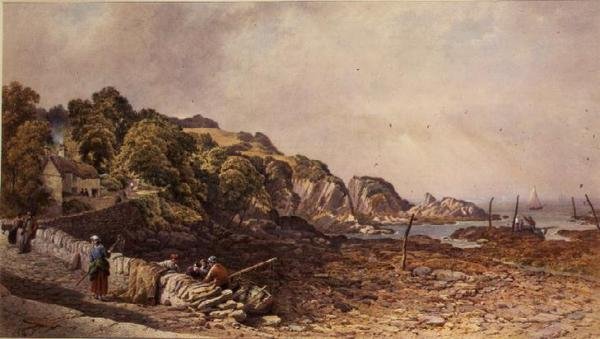 Ilfracombe yakınlarındaki Lee by Aaron Edwin Penley