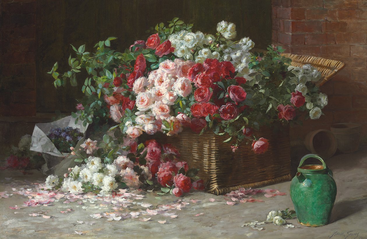 Gül Sepeti, 1890 dolayları (tuval üzerine yağlı boya) by Abbott Fuller Graves