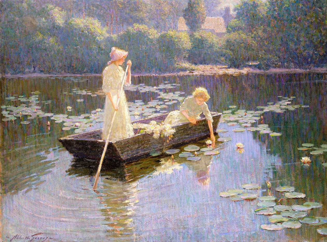 gölet zambakları by Abbott Fuller Graves