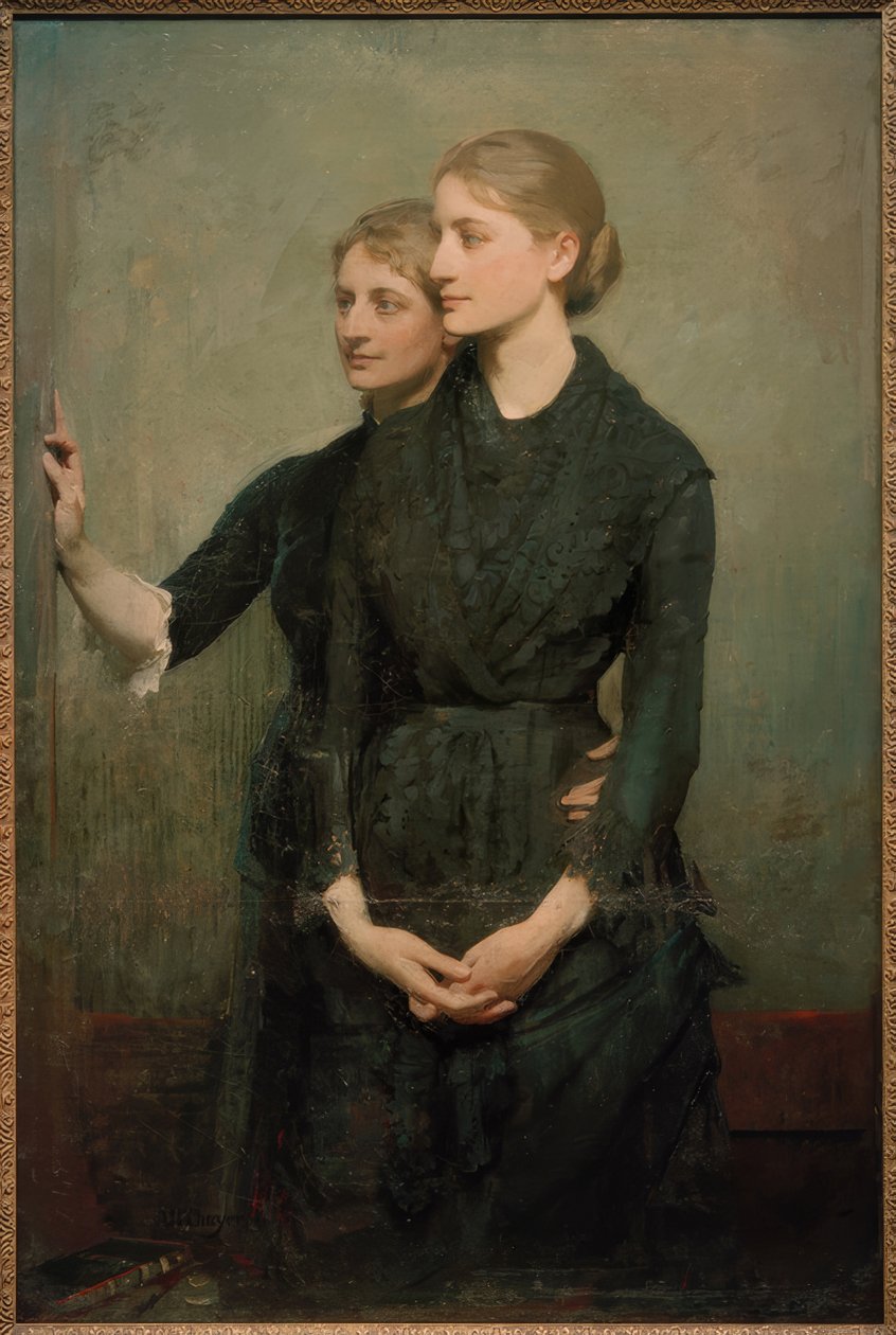 kız kardeşler by Abbott H. Thayer