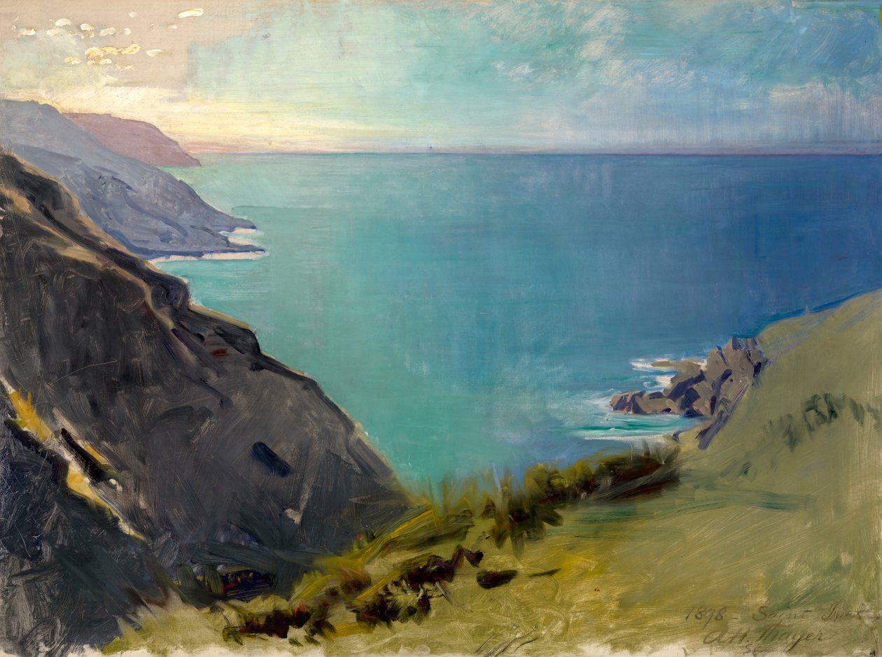 Cornish Headlands, 1898. by Abbott Handerson Thayer