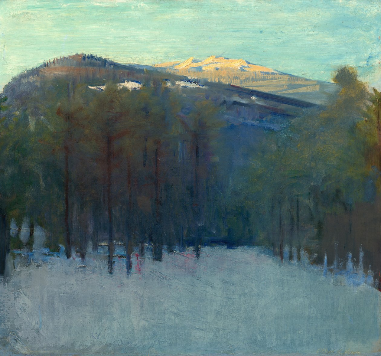 Monadnock Dağı, muhtemelen 19111914. by Abbott Handerson Thayer