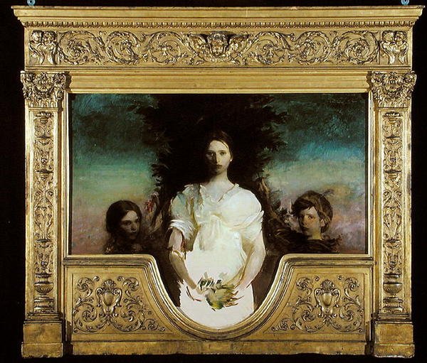 Çocuklarım, c.1896-1910 (tuval üzerine yağlı boya) by Abbott Handerson Thayer