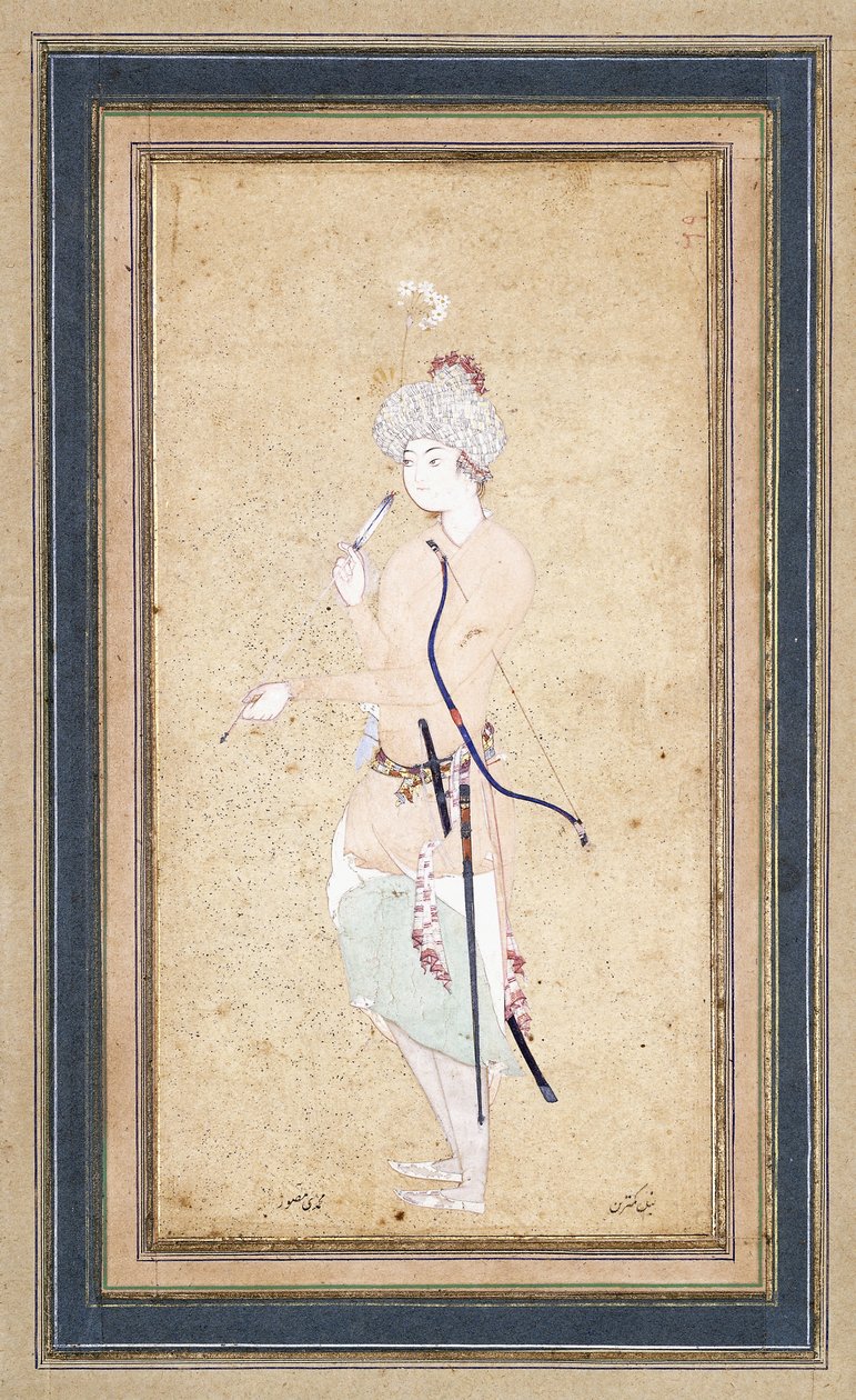 Genç Okçu, c. 1580 by Abd Allah Musawwir