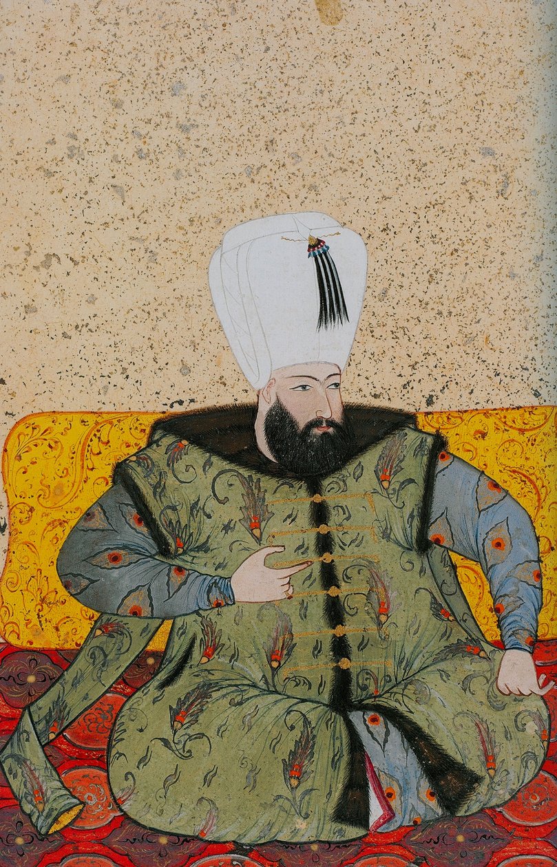 Ahmed I 1590-1617, Osmanlı İmparatorluğu Sultanı, yaklaşık 1705 by Abdulcelil Levni