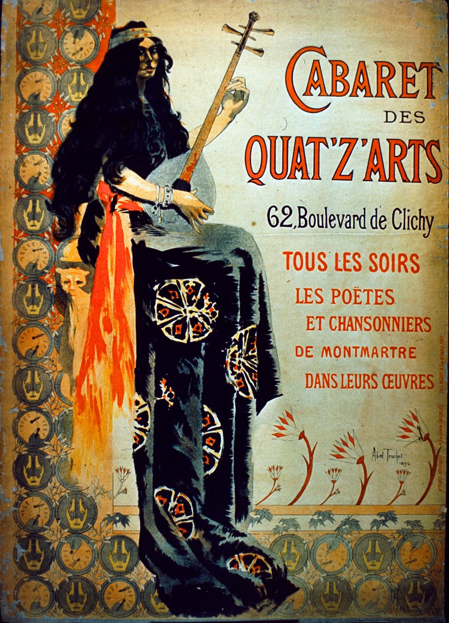 Cabaret des Quat'z'Arts, 1894 by Abel Truchet