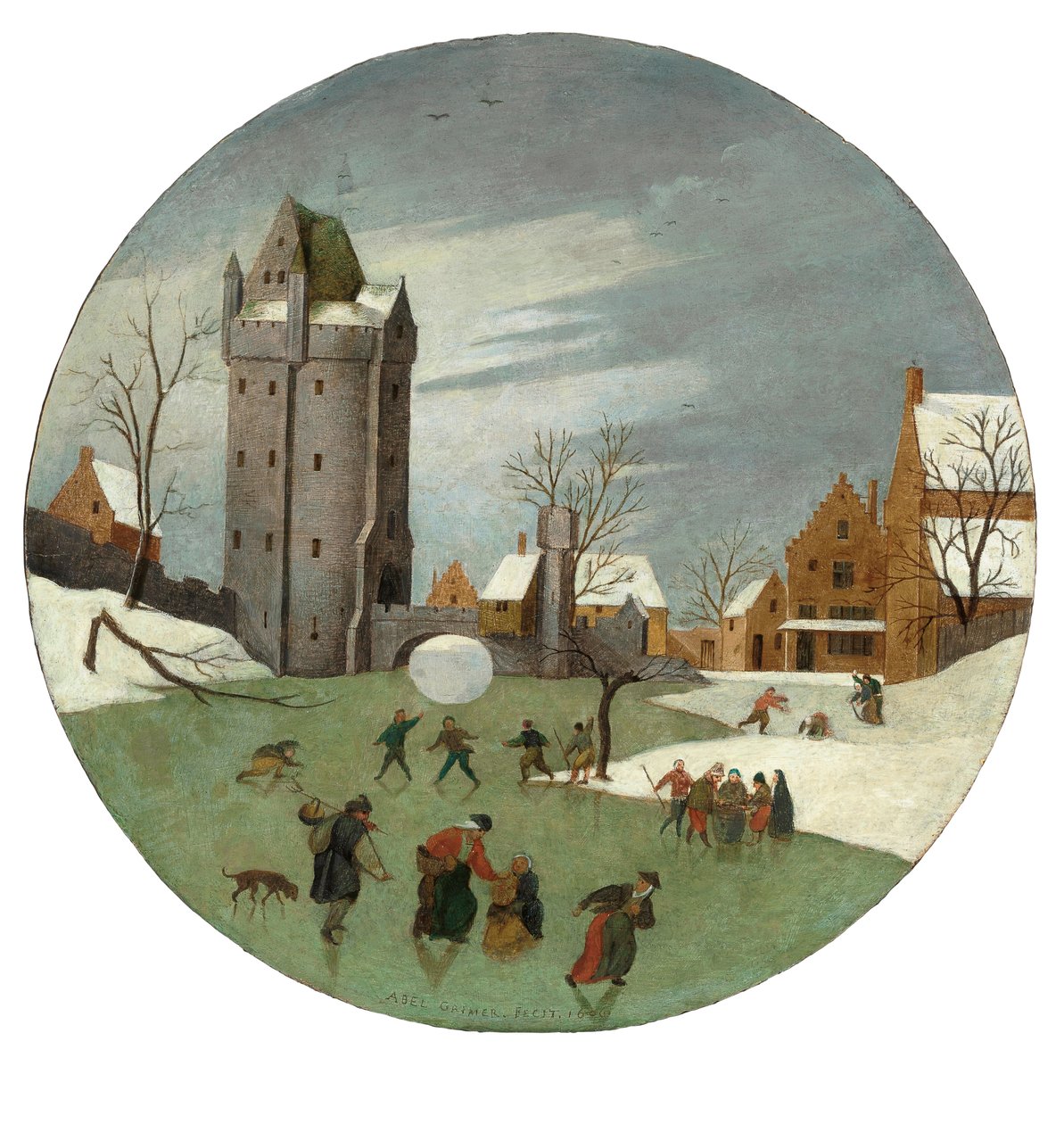 Ocak ayı, 1606 by Abel Grimmer or Grimer