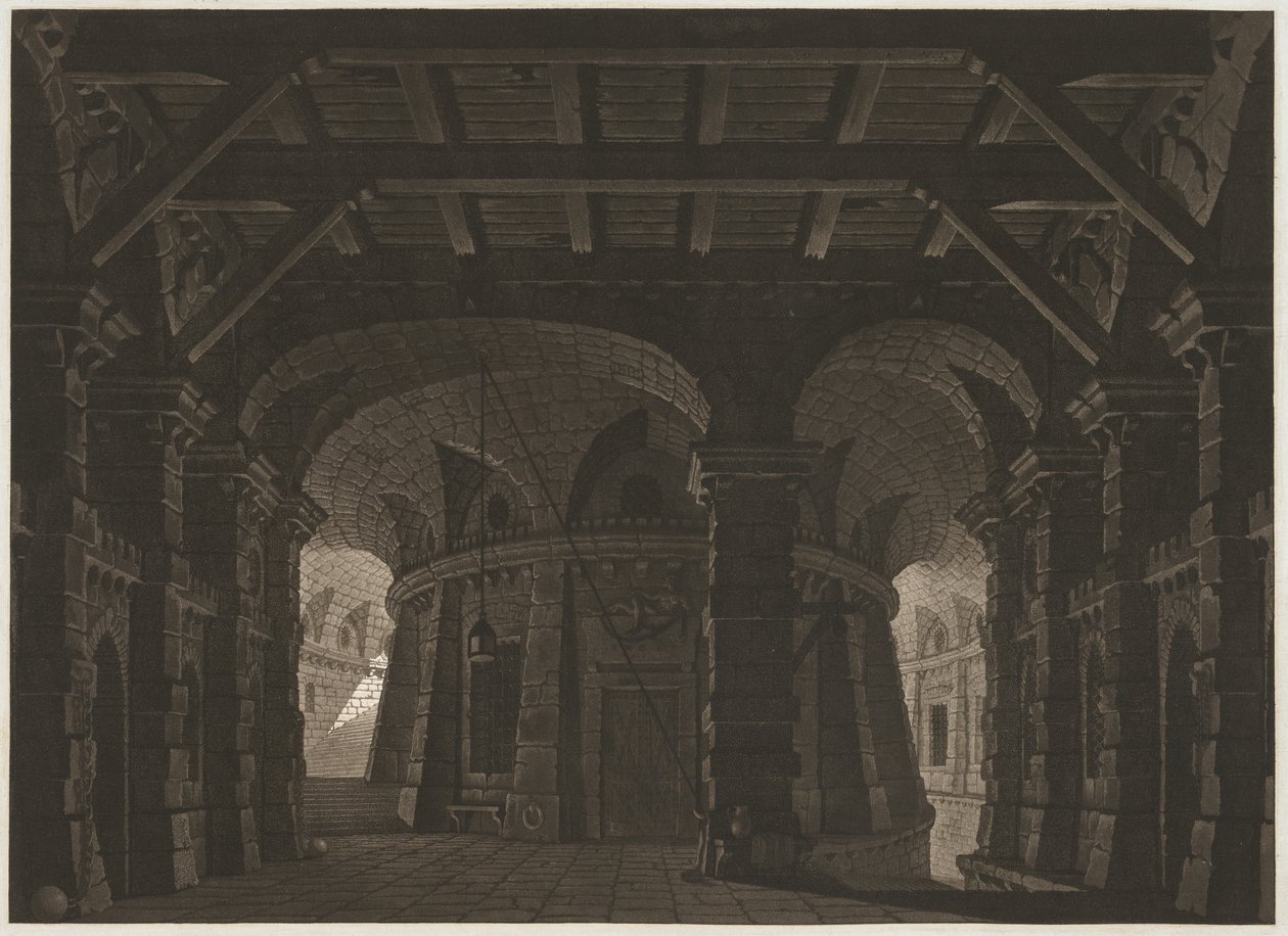 Sahne için Yeraltı Hapishanesi by Abel Schlicht