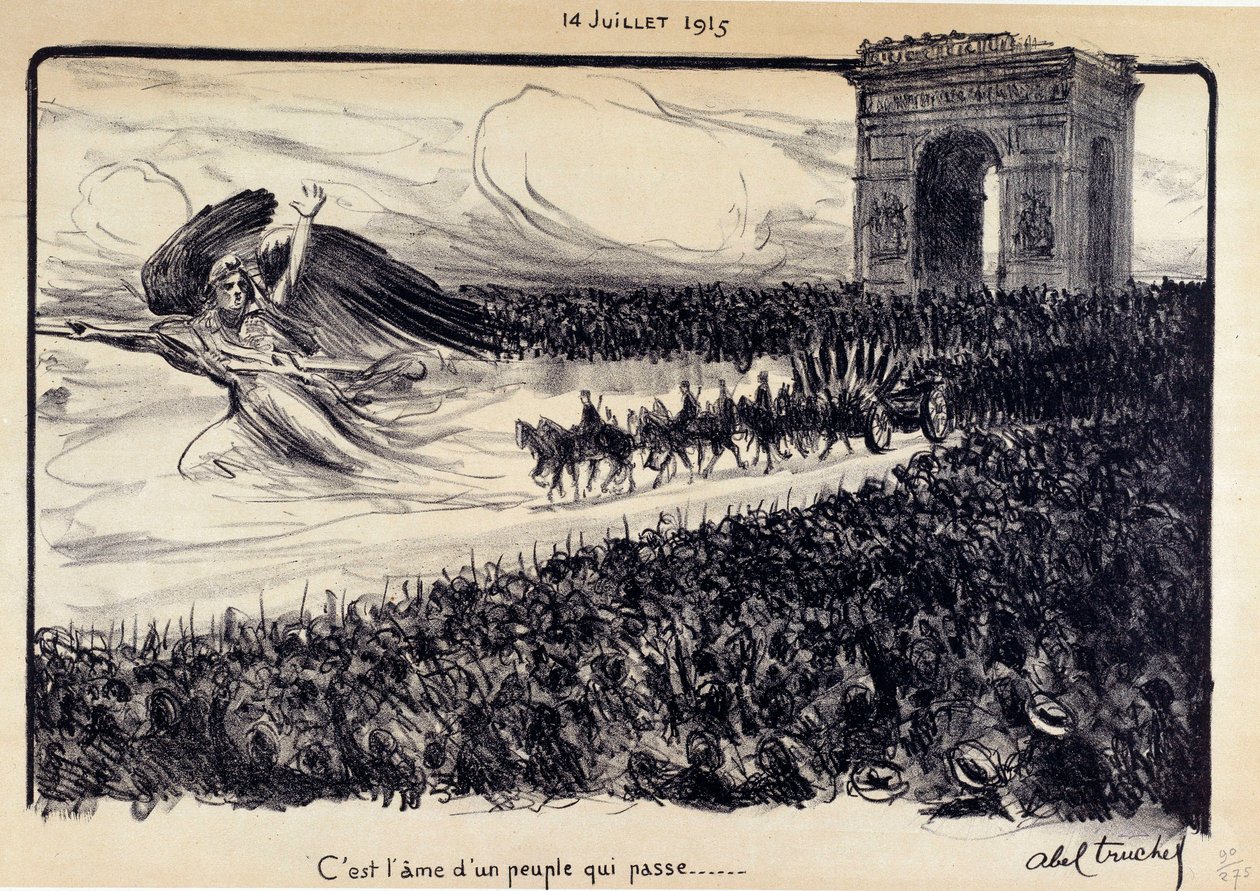 Birinci Dünya Savaşı: ““Geçmiş bir halkın ruhudur”” 14/07/1915 Kutlaması. Paris