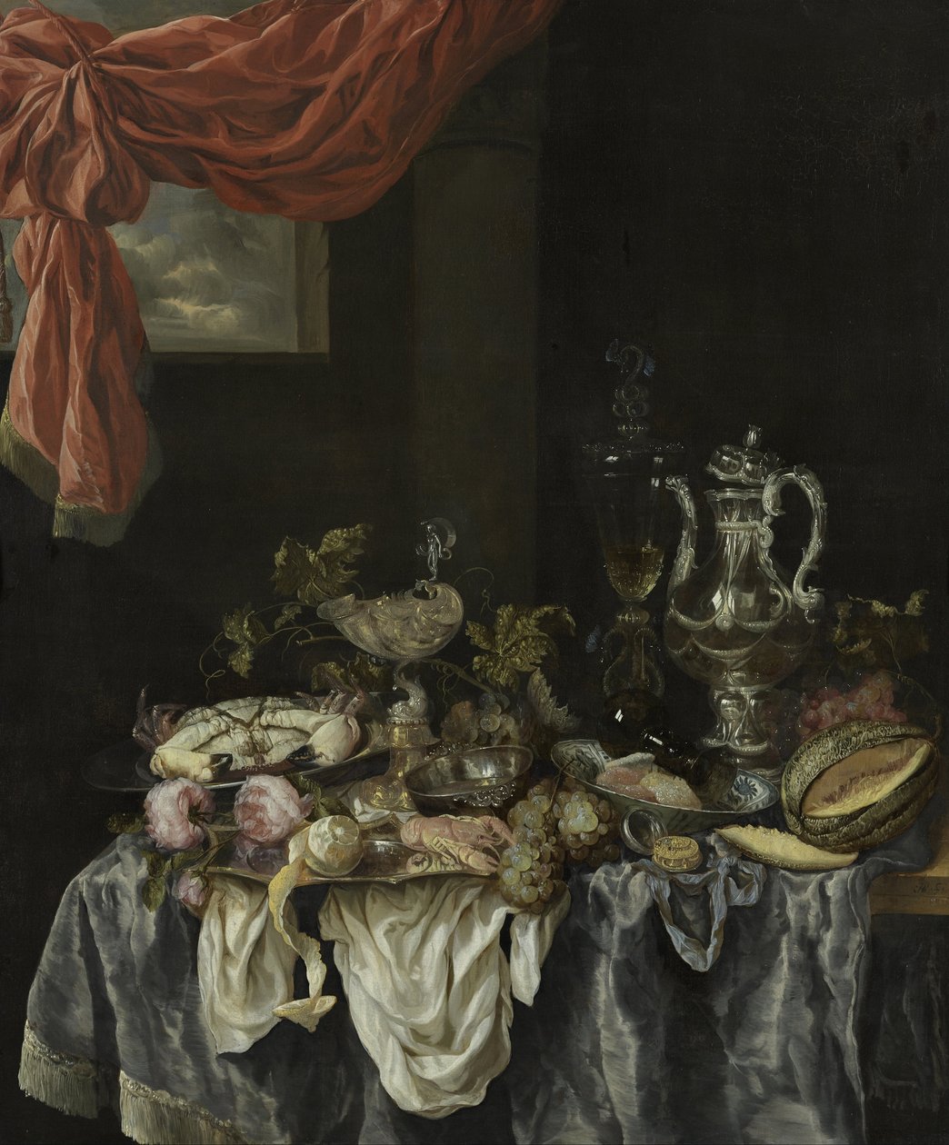 Görkemli Natürmort by Abraham van Beijeren