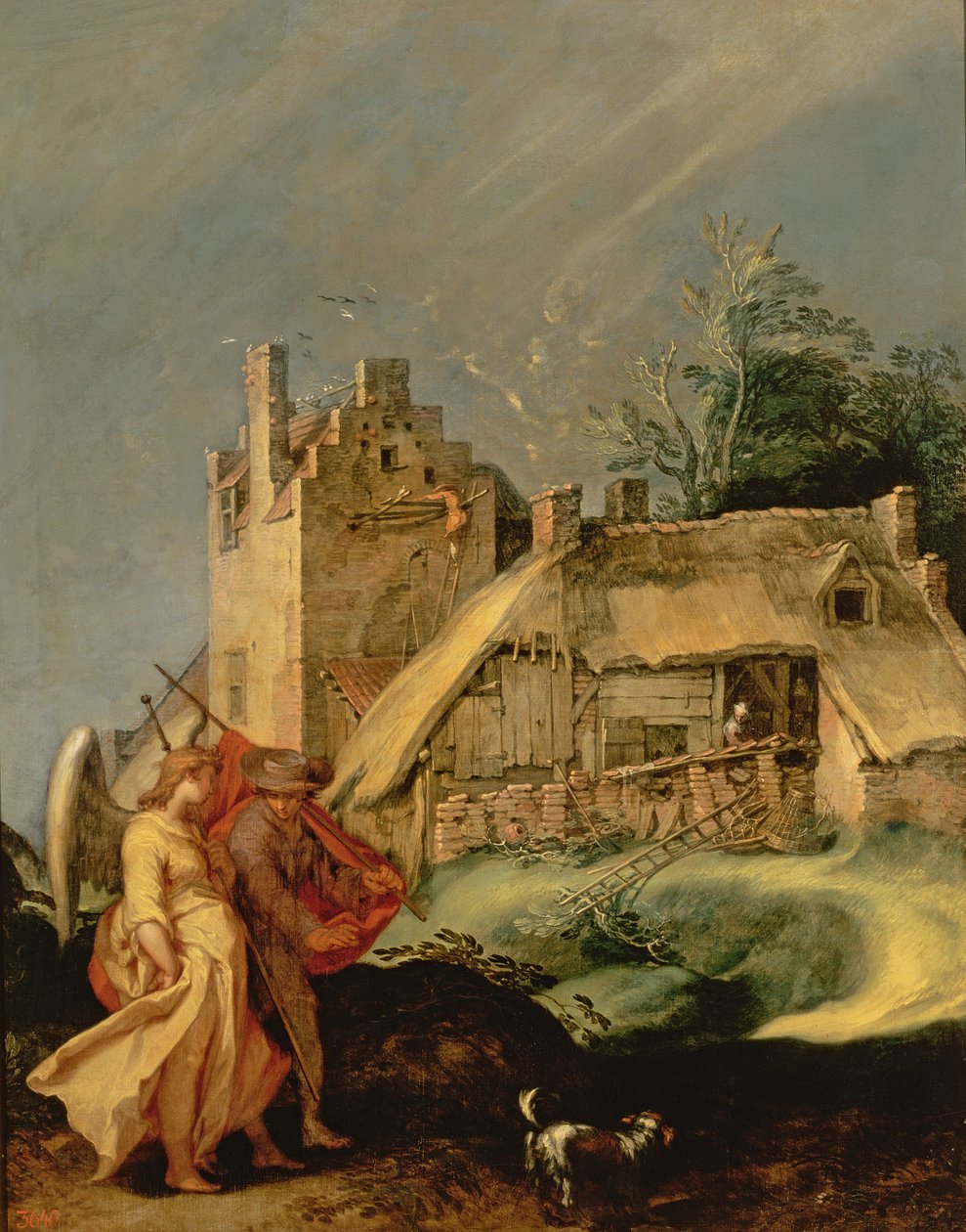 Tobias ve Melek ile Manzara, 1610-15 by Abraham Bloemaert