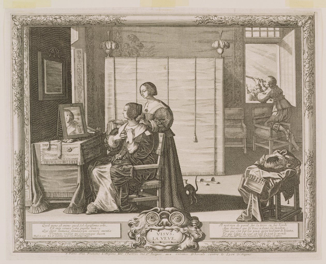 Görme, ressam tarafından oyulmuş, c.1630-40 by Abraham Bosse