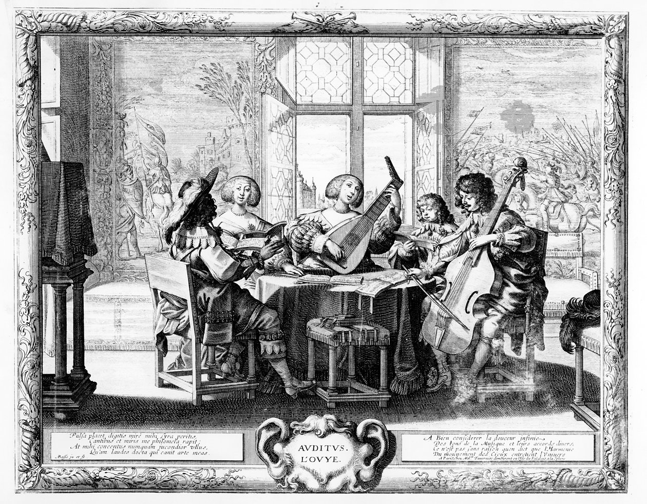 Bir Ud ile Müzik Topluluğu by Abraham Bosse