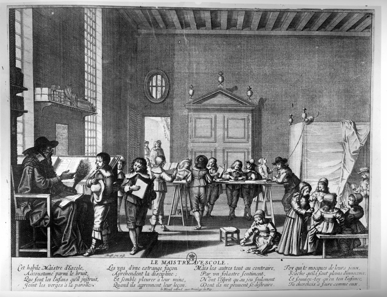 okul müdürü by Abraham Bosse