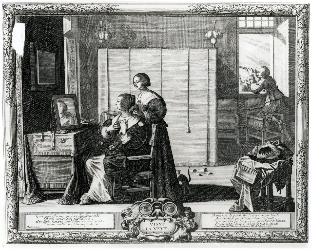 Brangane dregur aftur fortjaldið, Act i by Abraham Bosse