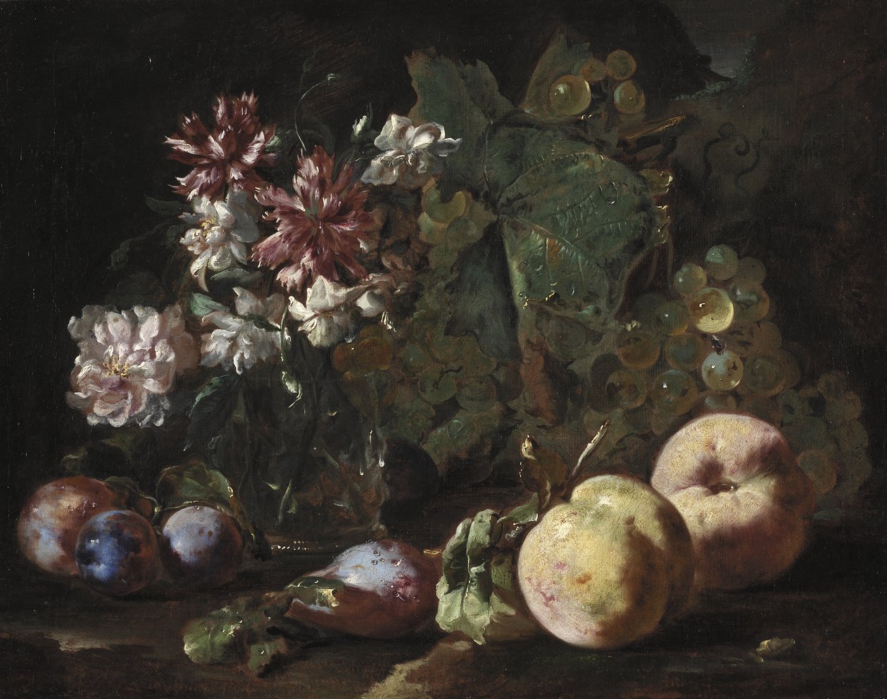 Meyve ve Çiçeklerin Natürmortu, 1670-80 by Abraham Brueghel