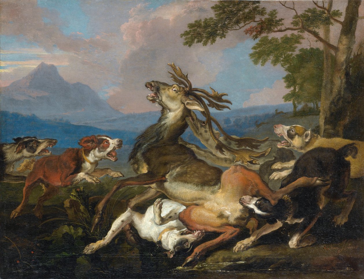 Halali du Cerf by Abraham Danielsz. Hondius
