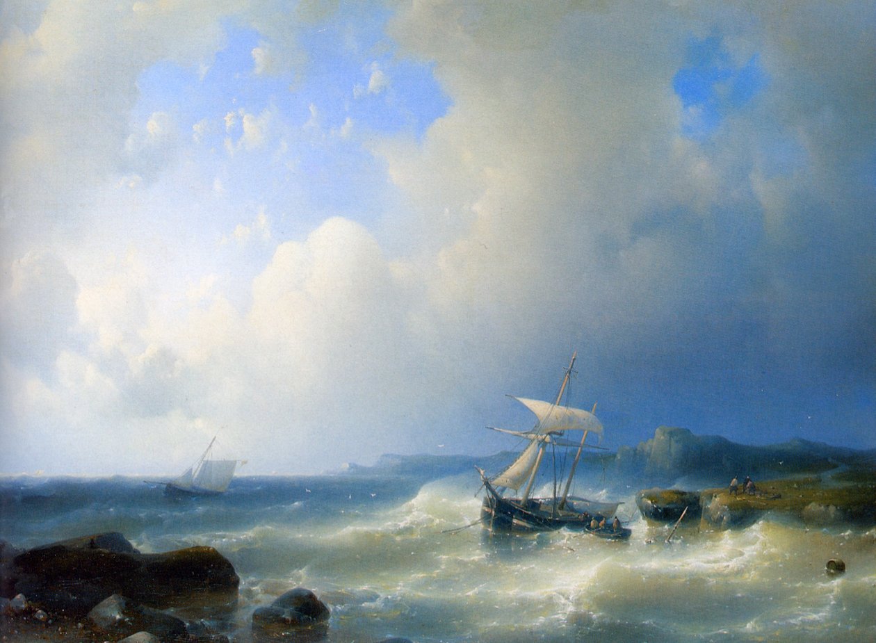 Kayalık Bir Sahil by Abraham Hulk